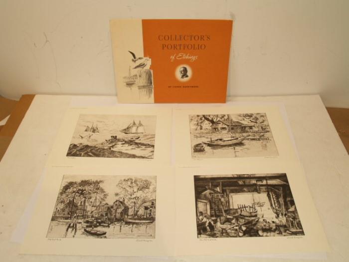 LIONEL BARRYMORE ETCHINGS