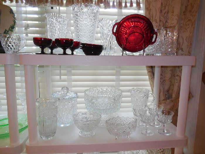 Rugy Red, Cut Glass