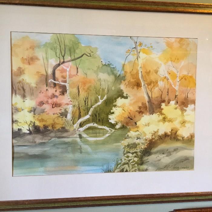 Signed Watercolor