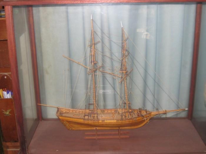 BALTIMORE CLIPPER MODEL NAMED DAPPER TOM. RENAMED THE HARVEY AFTER LAUNCH IN 1790