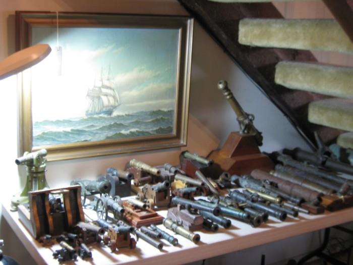 PORTUGUESE LANTAKA CANNONS FROM THE 1750'S