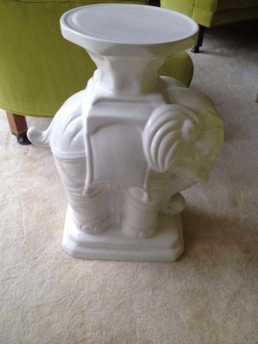 Elephant Accent Side Table