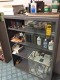 VINTAGE METAL SLIDING GLASS CABINETS (INDUSTRIAL)
