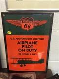 VINTAGE AVIATION SIGN