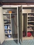 SHELVING INC. LARGE METAL STORAGE CABINETS