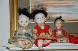 Japanese Ichimatsu Gofun Dolls
