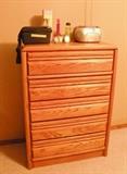 Matching chest of drawers.