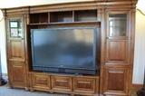 Large entertainment unit and TV
