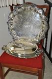 Lovely Silver plate Serving Pieces