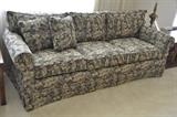 Green and Beige Fern Sofa by Newton Furniture Co.