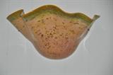Scalloped glass wall art, 3 available