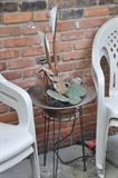 Outdoor copper fountain