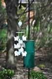 Bird feeder and wind chime