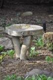 Cement garden stool/stump
