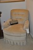 Fantastic camel colored corduroy side chair in perfect condition!