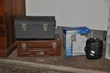 Tool Boxes, personal fan, and small room heater