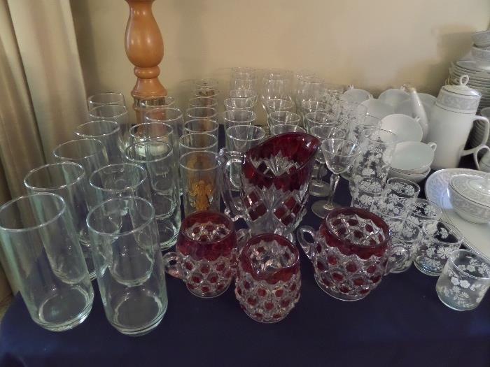 an enormous collection of good quality glassware, collectible's & vintage pieces 