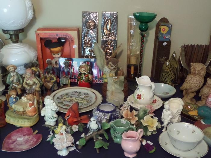 vintage collectibles and home decor