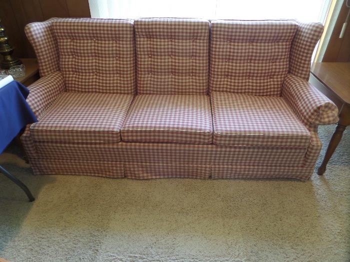 early american sofa 78" long - good condition 