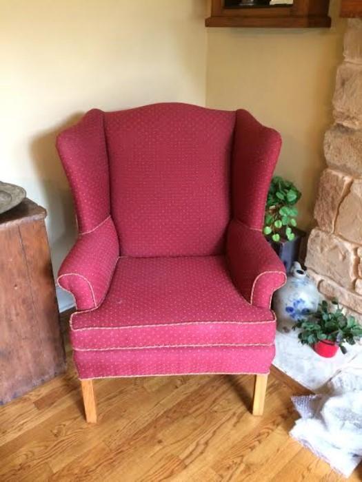 Beautiful Wing Back Chair