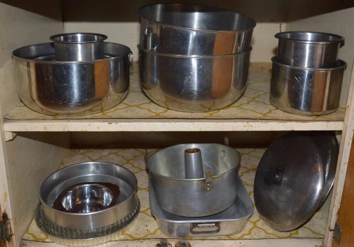 Stainless Bowls, Vintage Bakeware