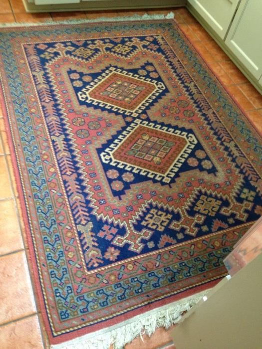 Romanian 78" by 55" rug.