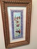 Swordsmen, hand painted Persian $275.