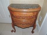marble top chest