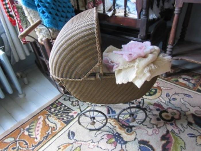 Baby carriage and it is amazing that it is in such good condition. 