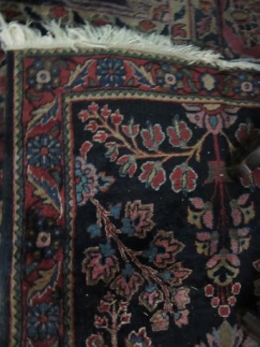This antique oriental rug in tightly woven and I do not know the maker but it is oriental.  