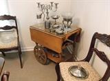 Maple tea cart
