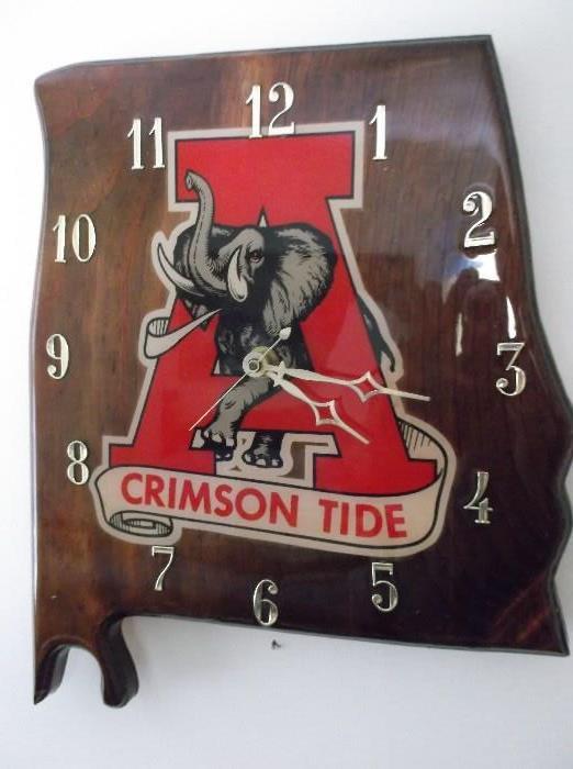 "Crimson Tide" clock