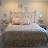 Claudio Rayes Hand Forged Solid Iron Bed Lifetime Warranty