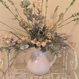 decorative pitcher floral arrangement