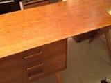 Mid-Century partners desk by Renzo Rutili for Johnson Furniture Co. (New York)