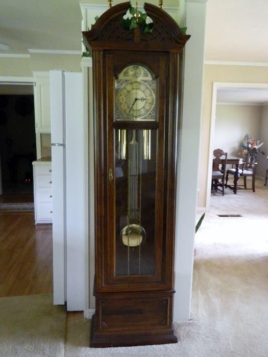 Seth Thomas Grandfather Clock - Excellent - Working