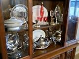 More Glass/Silver pieces - China Cabinet