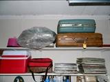 Old set of suitcases, 