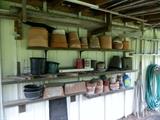 Potting shed - all sizes of pots