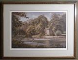 Fishing by the Mill, LE Print, 23"W x 16"H From Tradewinds Gallery