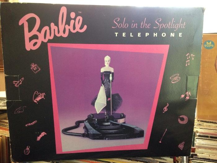 Barbie Telephone and box.  Never been used