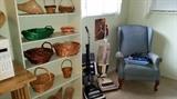 Lots of baskets. Project recliner. Nice vacuum's.