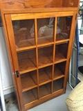 Mission Style Curio Cabinet