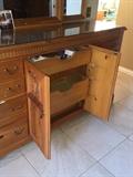 Bassett Pine Dresser and Mirror