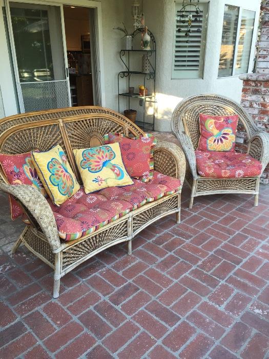 Patio Love Seat and Chair
