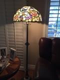 Tiffany Style Hummingbird Shade Floor Lamp