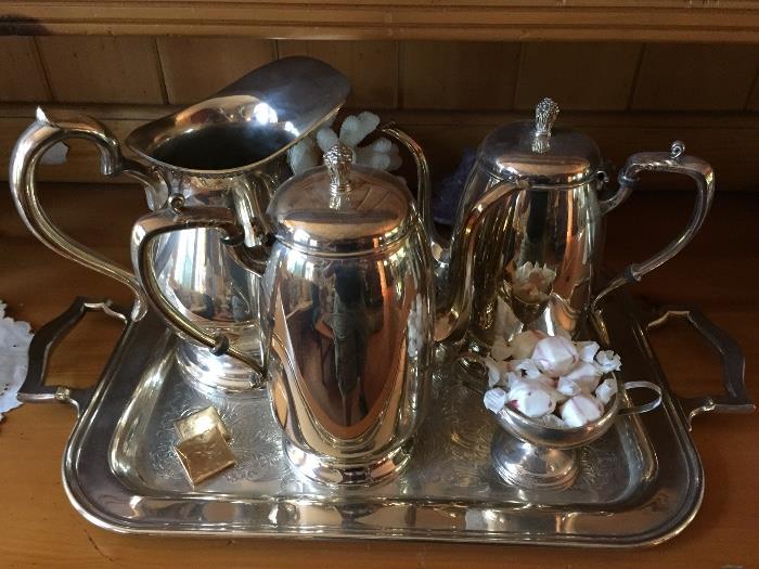 Silver Plate Tea Set