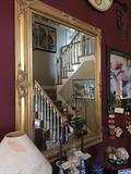 Large Gold Frame Mirror