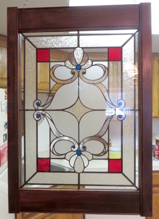 Small stained glass window