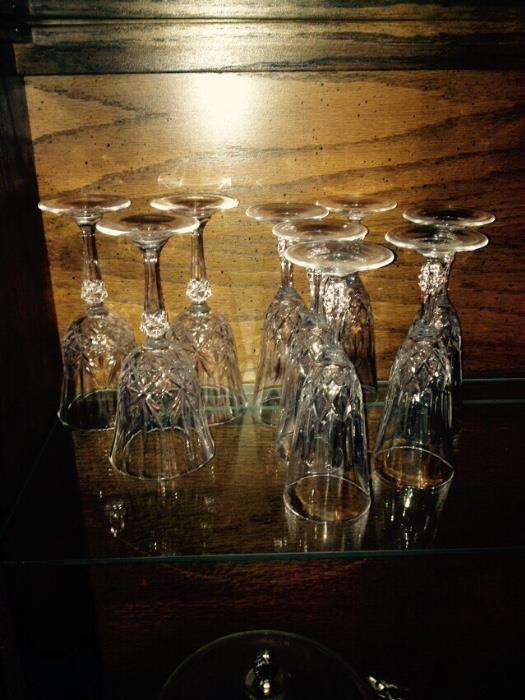Waterford champagne flutes 